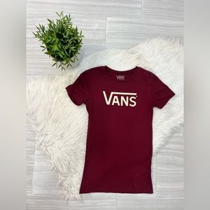 Vans Maroon T-Shirt